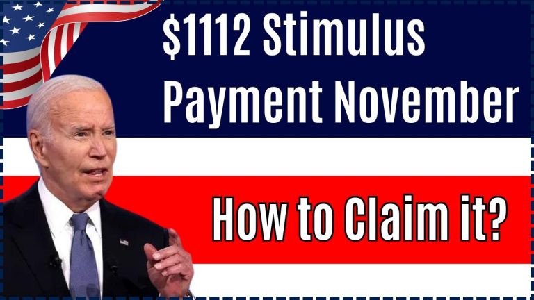 $1112 Stimulus Payment November