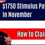 $1750 Stimulus Payment In November