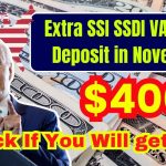 $400 Extra SSI SSDI VA Direct Deposit in November