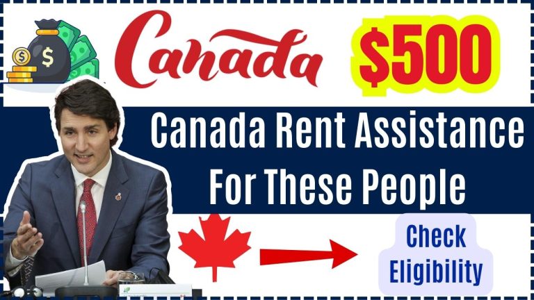 $500 Canada Rent Assistance For These People