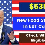 $535 New Food Stamps in October