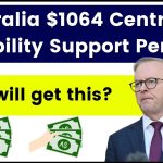 Australia $1064 Centrelink Disability Support Pension