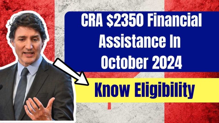 CRA $2350 Financial Assistance