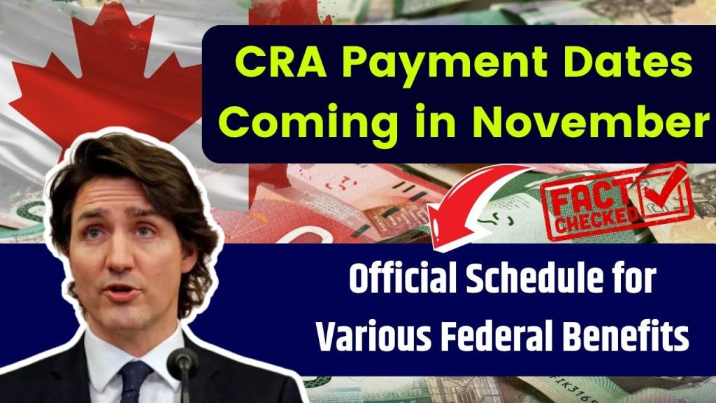 CRA Payment Dates Coming in November