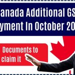 Canada Additional GST Payment In October 2024