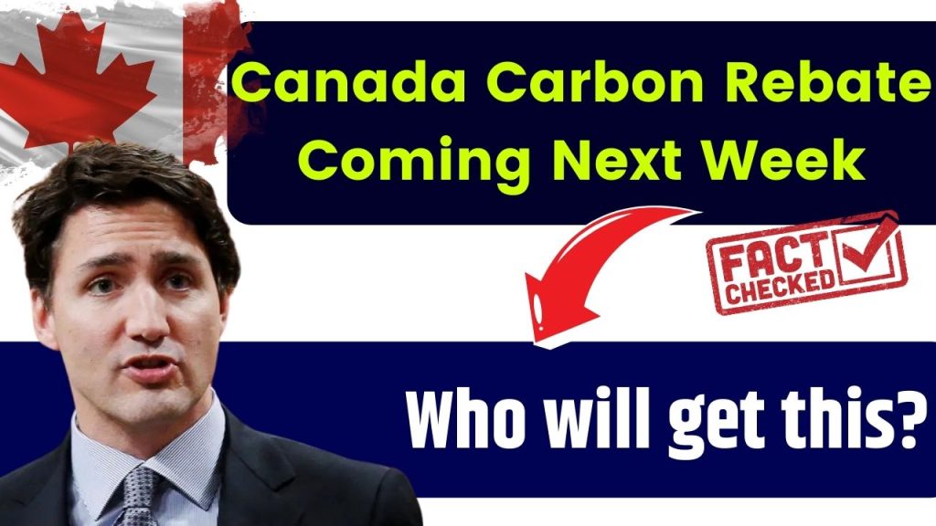 Canada Carbon Rebate Coming Next Week