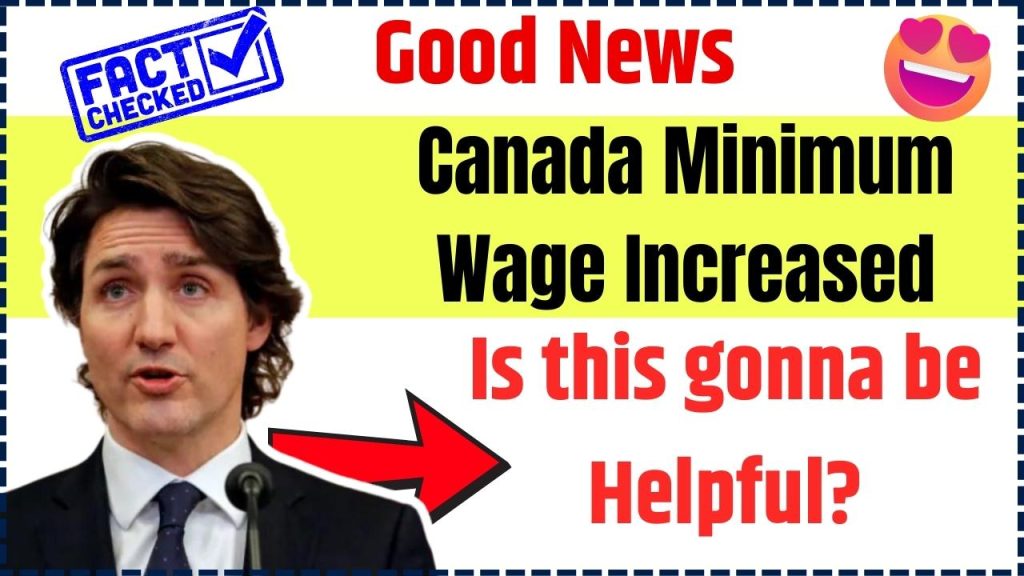 Canada Minimum Wage Increased