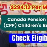 Canada Pension Plan (CPP) Children's Benefits