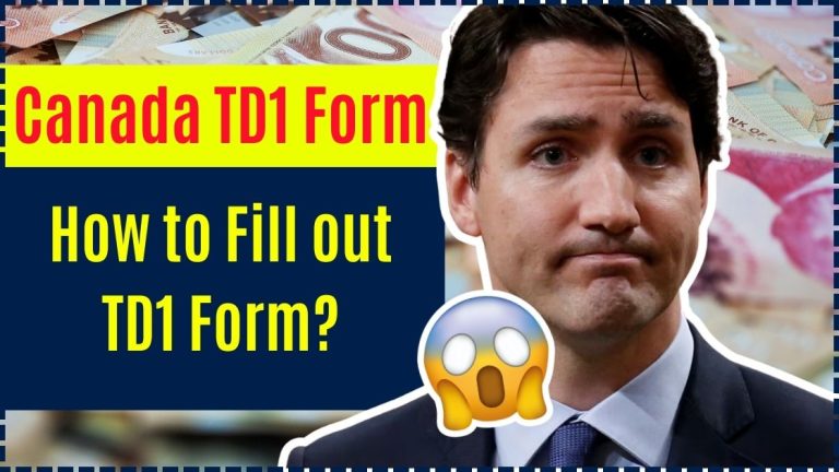 Canada TD1 Form