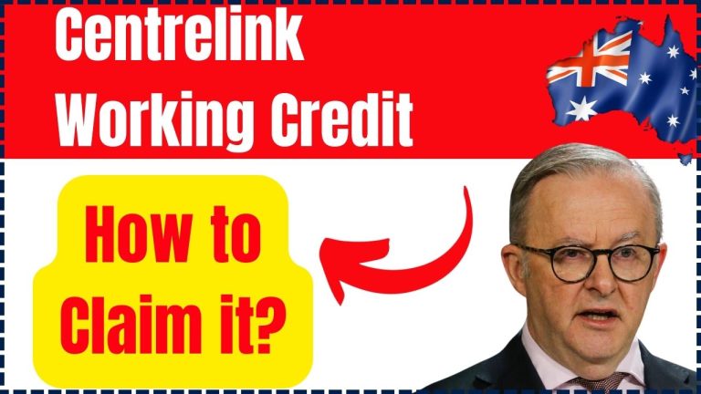 Centrelink Working Credit