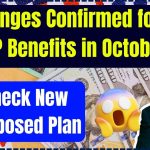 Changes Confirmed for SNAP Benefits in October