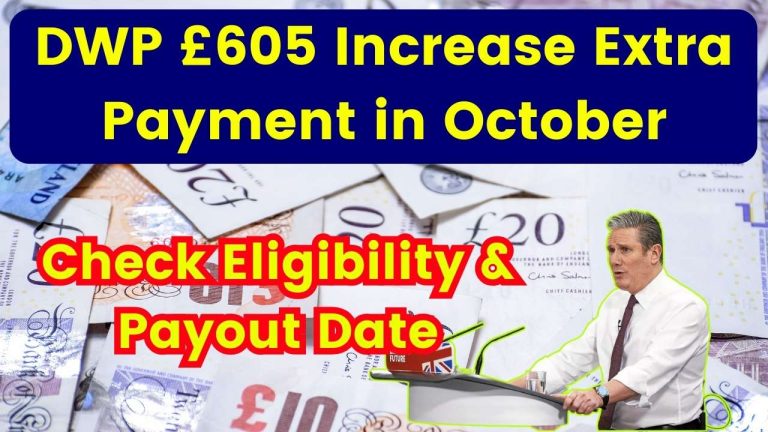 DWP £605 Increase Extra Payment in October