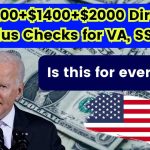 Direct Stimulus Checks for VA, SSI, SSDI