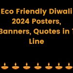 Eco Friendly Diwali 2024 Posters, Banners, Quotes in 1 Line