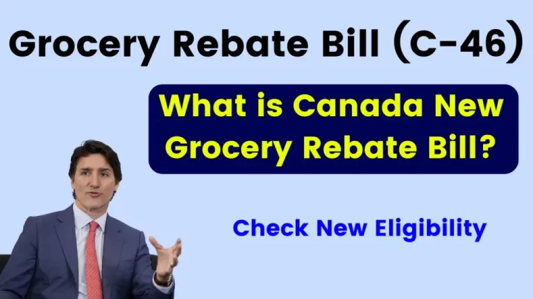 Grocery Rebate Bill (C-46) 2024: What is Canada's New Grocery Rebate Bill? Check New Eligibility