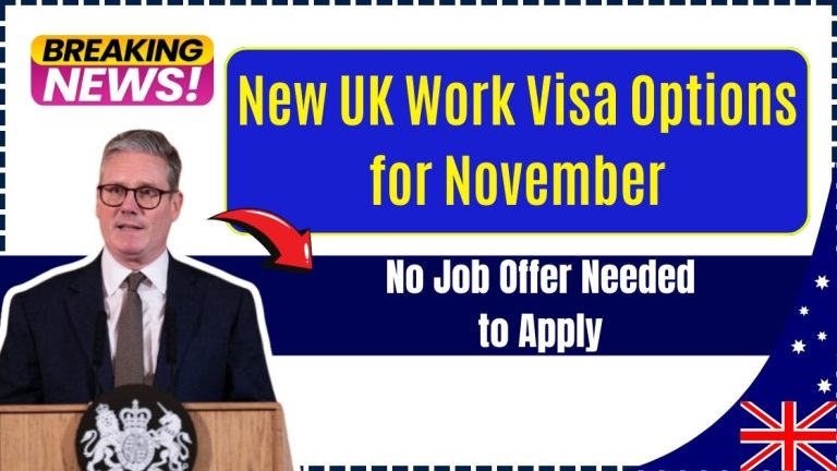 New UK Work Visa Options for November