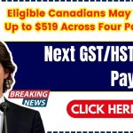 Next GST HST Credit Payments