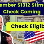 November $1312 Stimulus Check Coming