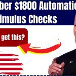 November $1800 Automatic Stimulus Checks