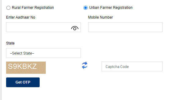 PM Kisan Yojana New User Registration Form