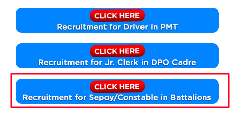 Recruitment for the Sepoys Constables in Battalions