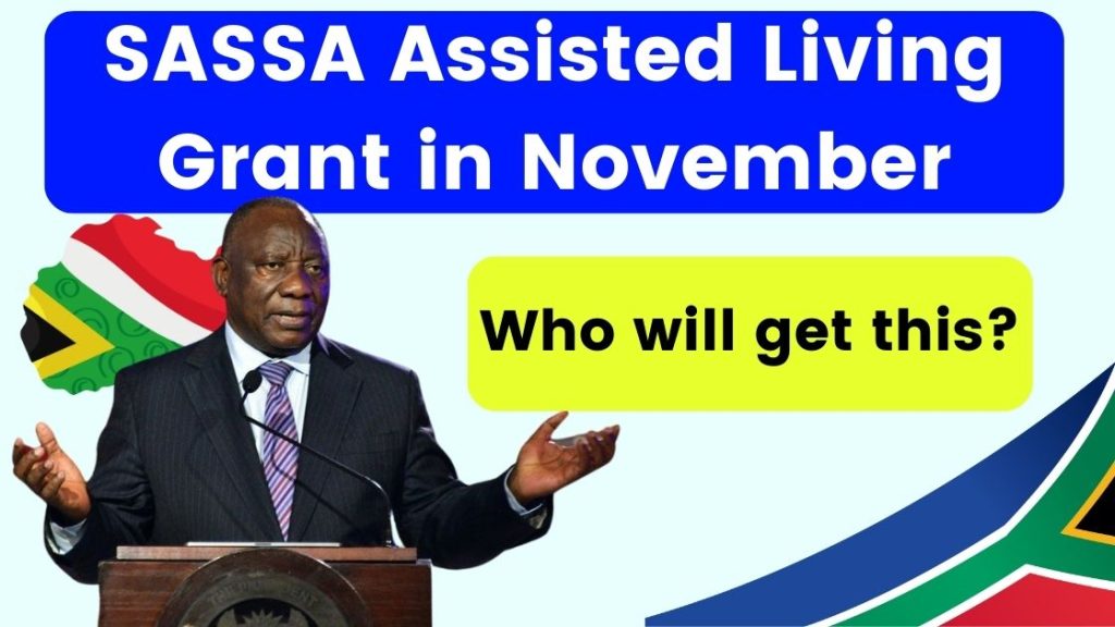 SASSA Assisted Living Grant in November 2025