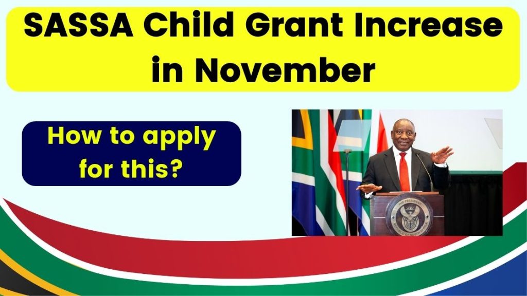 SASSA Child Grant Increase in November