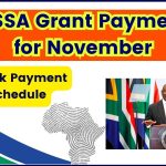 SASSA Grant Payments for November