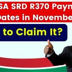 SASSA SRD R370 Payment Dates in November