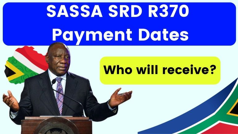 SASSA SRD R370 Payment Dates in October