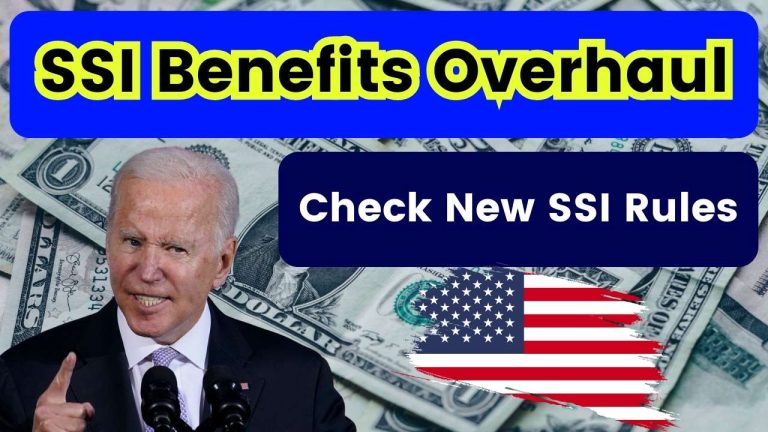 SSI Benefits Overhaul