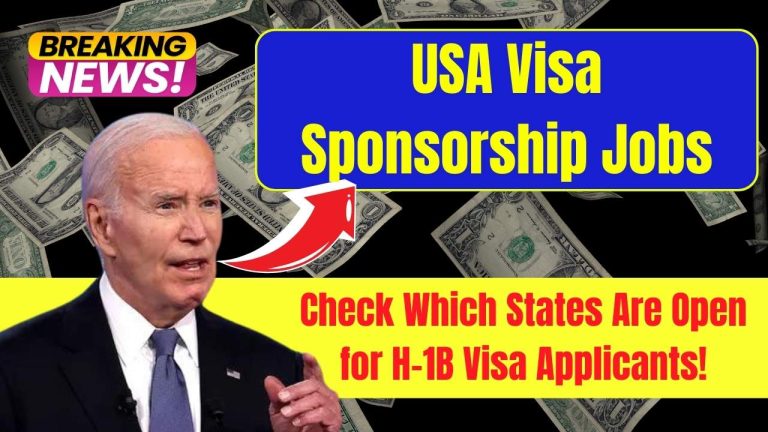 USA Visa Sponsorship Jobs