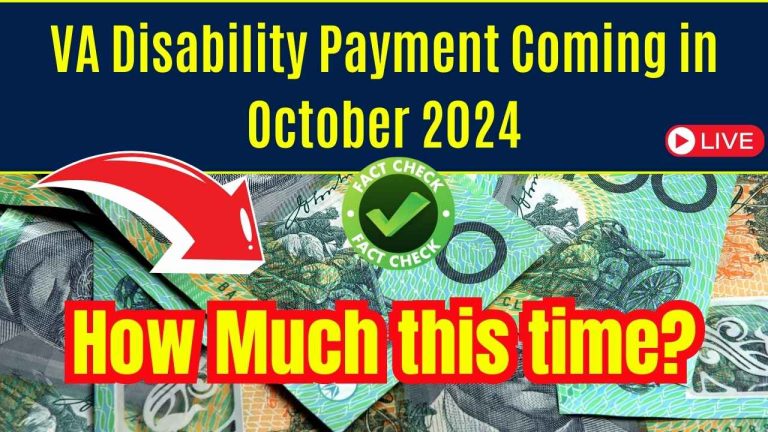 VA Disability Payment Coming in October 2024