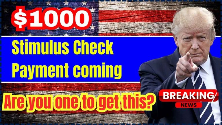 $1000 Stimulus Check Payment coming