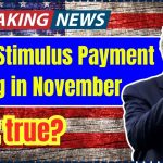 $1338 Stimulus Payment Coming in November