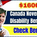 $1606 Canada November Disability Benefits