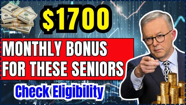 $1700 Monthly Bonus for these Seniors