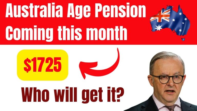 $1,725 Australia Age Pension Coming