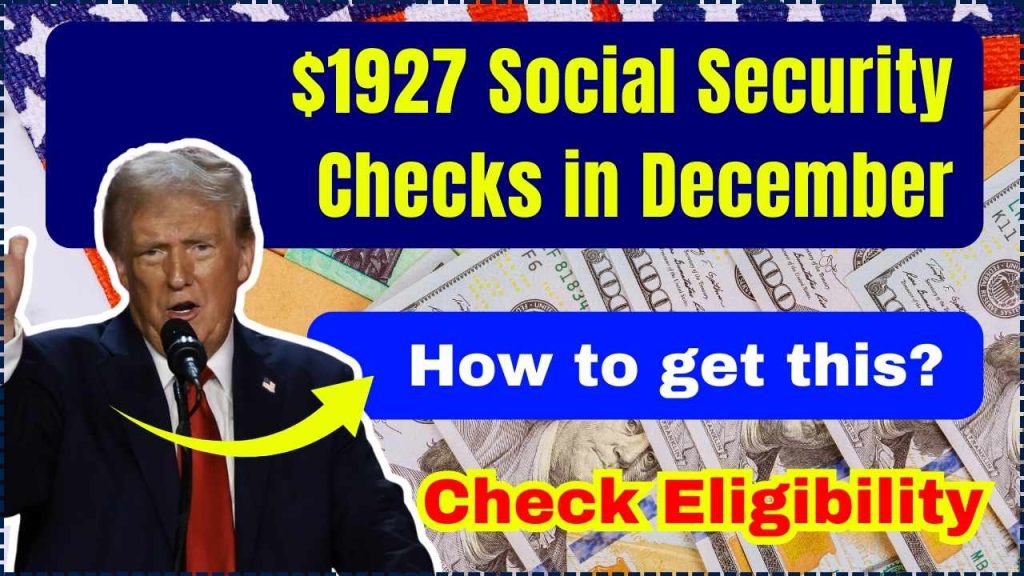 $1927 Social Security Checks in December 2024