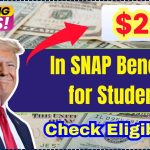 $292 in SNAP Benefits for Students