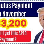 $3200 Stimulus Payment in November