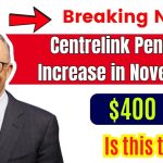 $400 Centrelink Pension Increase in November