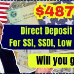 $4873 Direct Deposit Checks For SSI, SSDI, Low Income