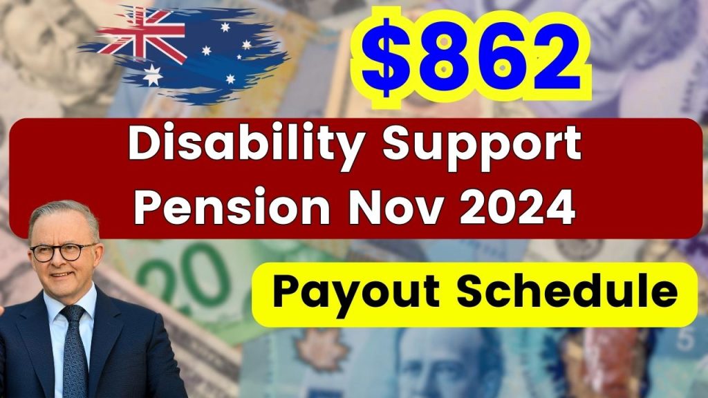 $862 Disability Support Pension Nov 2024