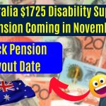 Australia $1725 Disability Support Pension Coming in November