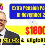 Australia $1800 Extra Pension Payment In November 2024