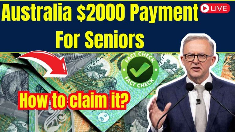 Australia $2000 Payment For Seniors