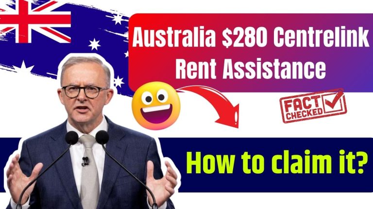 Australia $280 Centrelink Rent Assistance