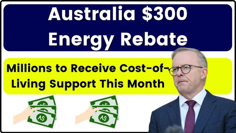 Australia $300 Energy Rebate