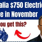 Australia $750 Electricity Rebate in November